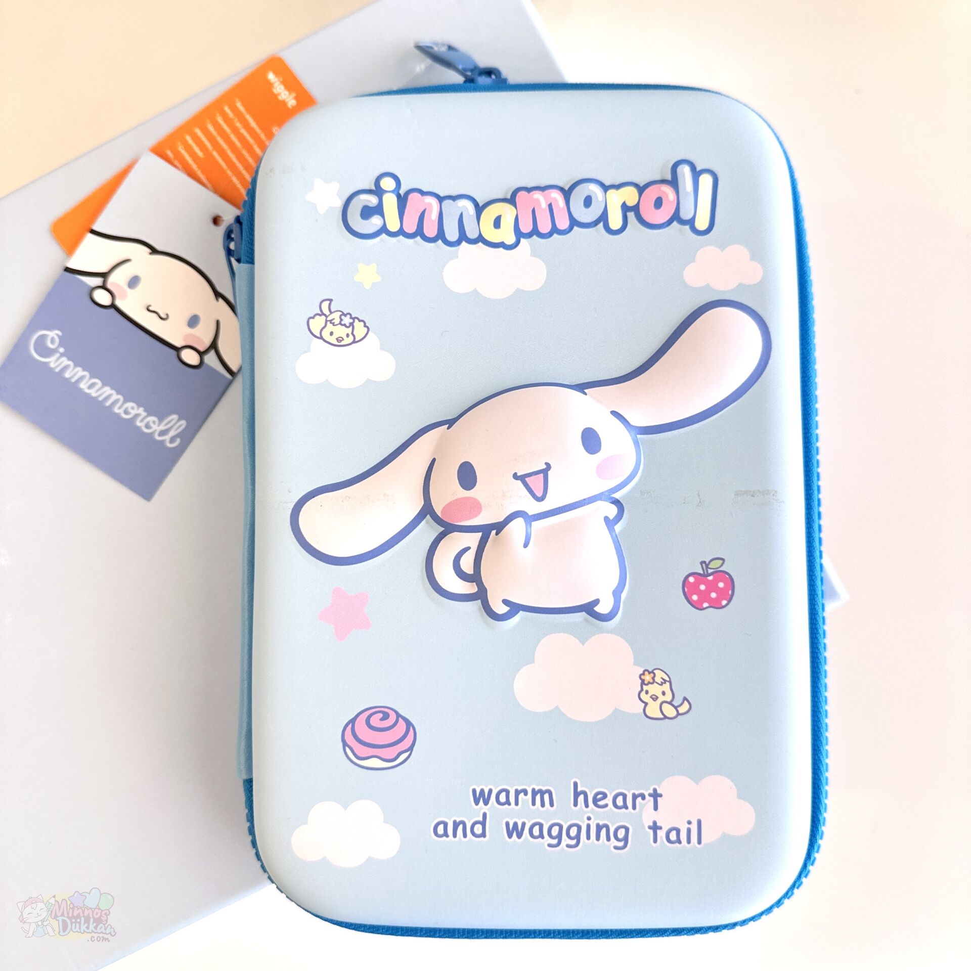Cinnamoroll Kabartmalı Kalem Çantası - 3332