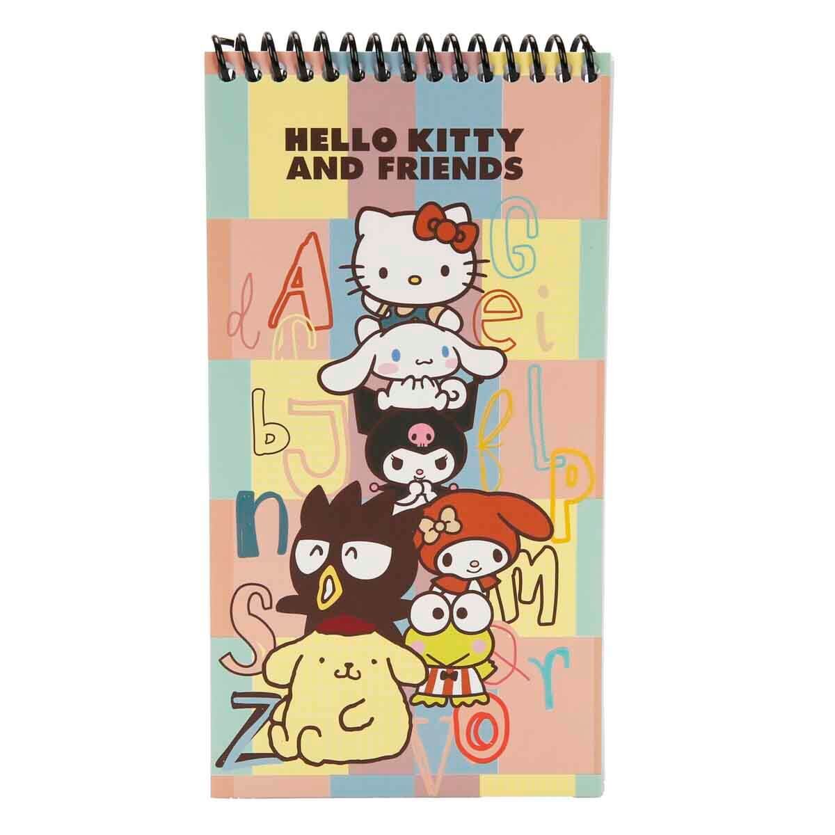 Hello Kitty and Friends 80 Yaprak Çizgili Not Defteri 10x19