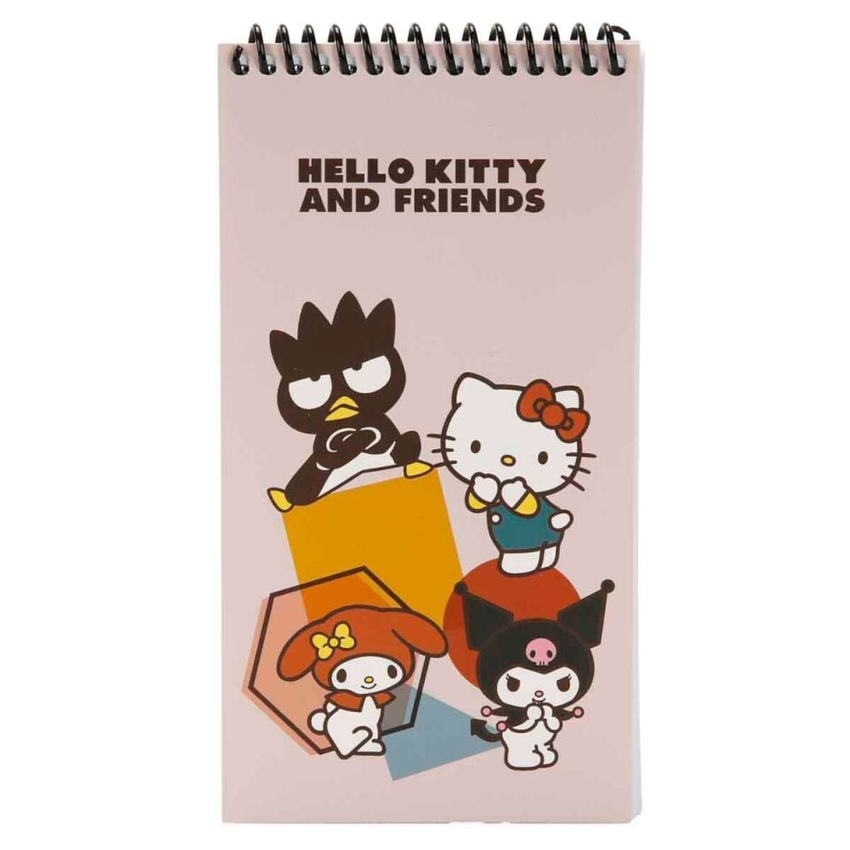 Hello Kitty and Friends 80 Yaprak Çizgili Not Defteri 10x19