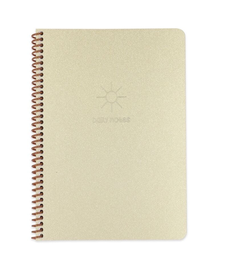 Keskin Glitter 80 Yaprak Çizgili Spiralli Defter A4