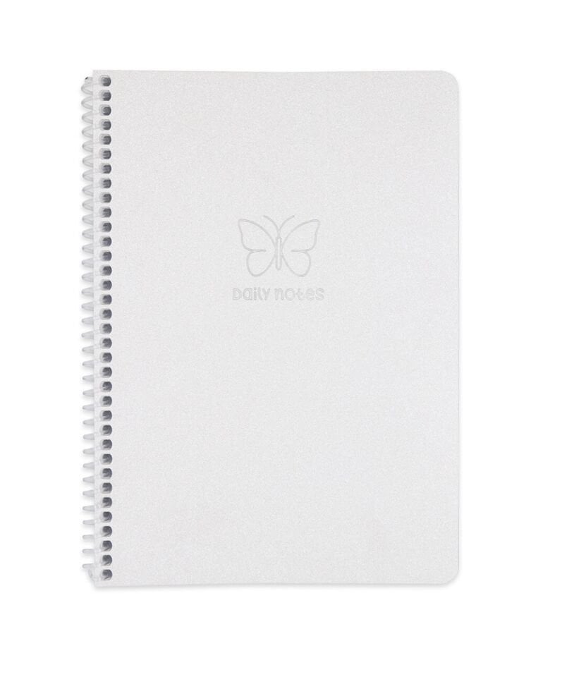 Keskin Glitter 80 Yaprak Çizgili Spiralli Defter A4