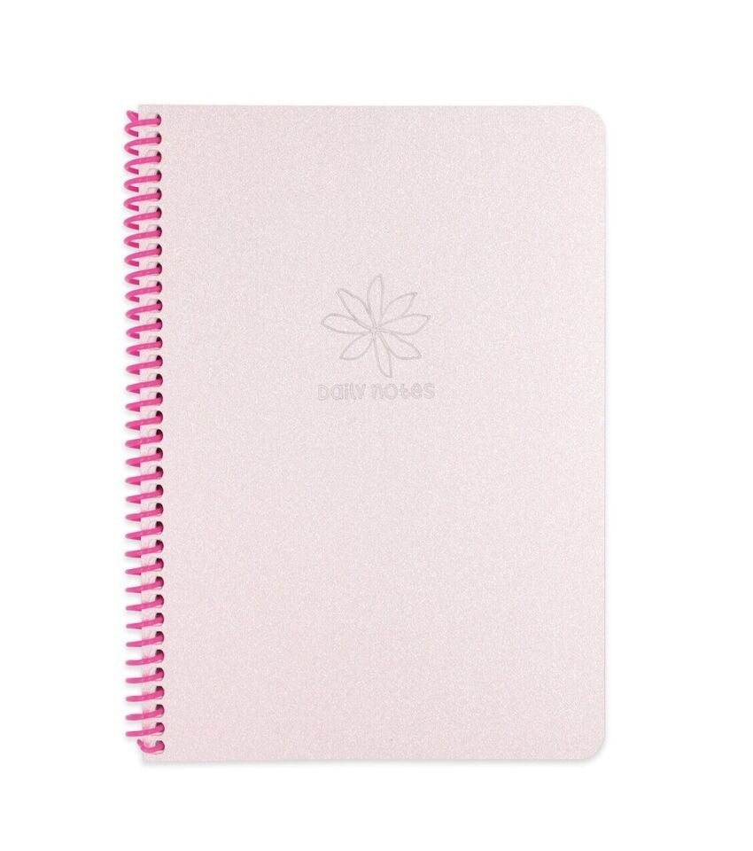 Keskin Glitter 80 Yaprak Kareli Spiralli Defter A4