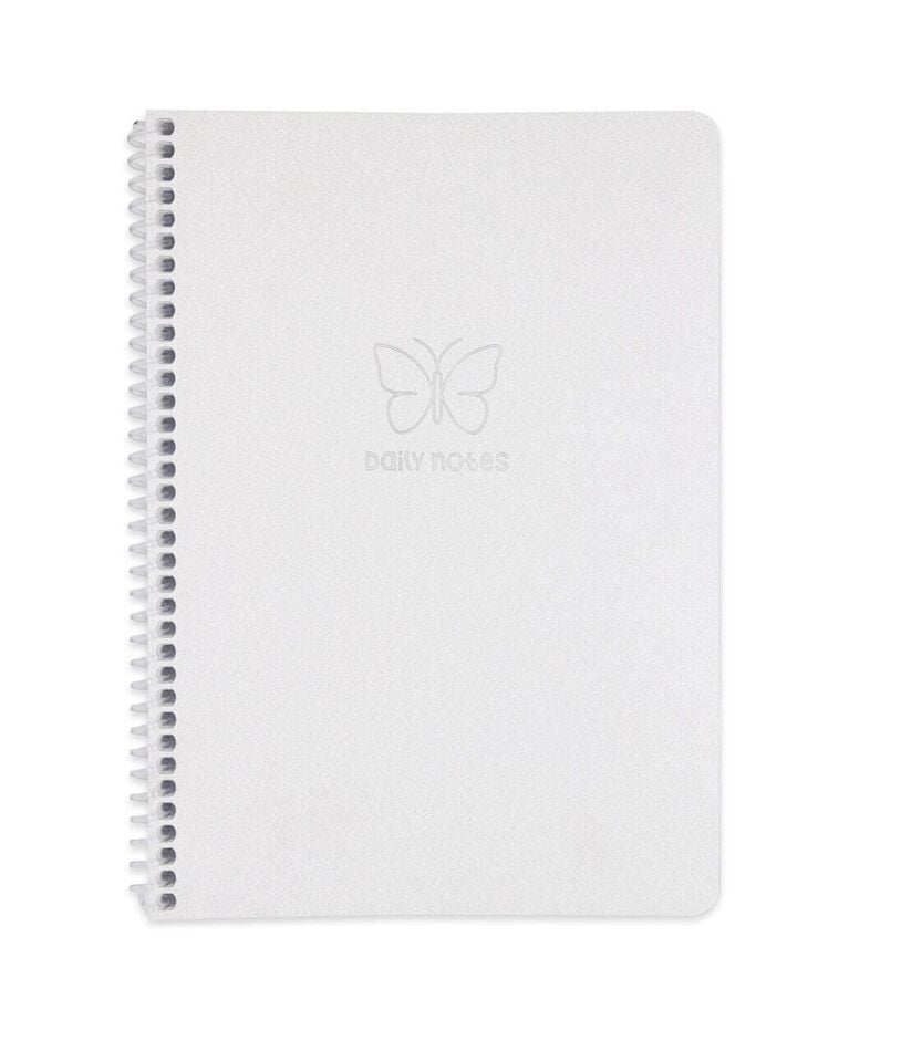 Keskin Glitter 80 Yaprak Kareli Spiralli Defter A4