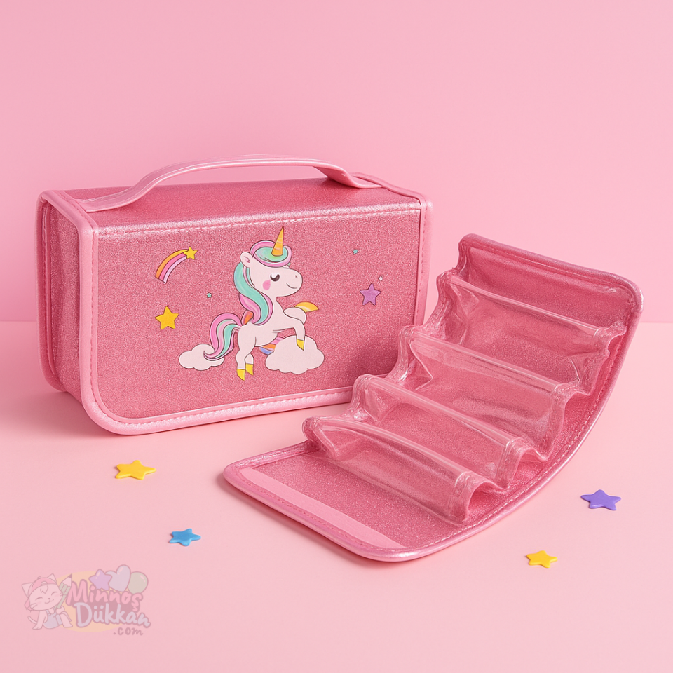 Unicorn Saplı Katlanır Kalem Çantası