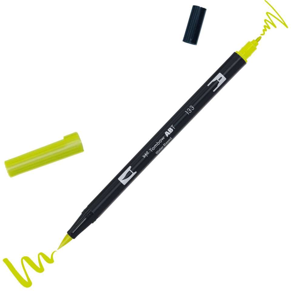Tombow ABT Dual Brush Çift Uçlu Keçeli Kalem Chartreuse - 133