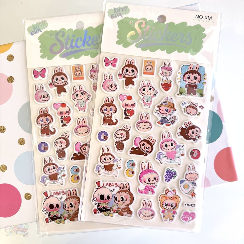 Labubu Eva Sticker Seti