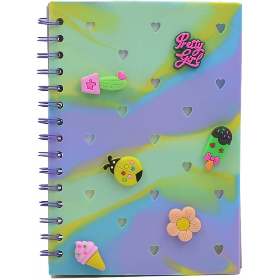 Süs Takılabilen Spiralli Defter