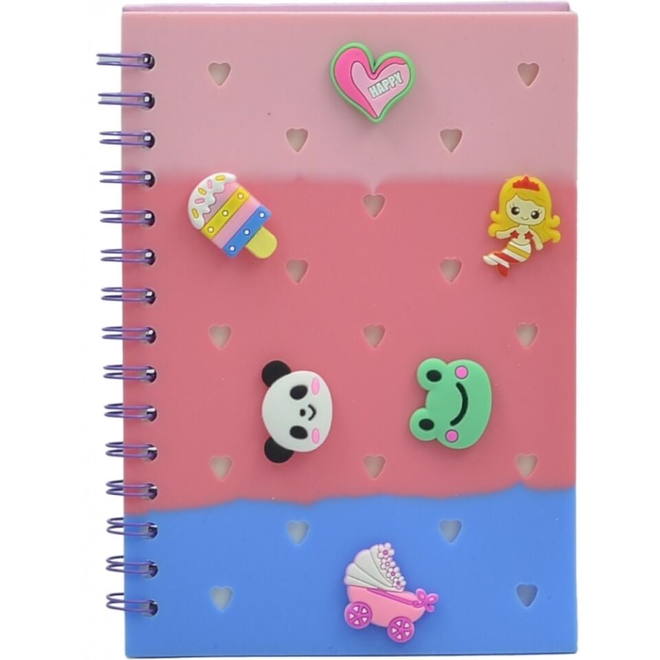 Süs Takılabilen Spiralli Defter