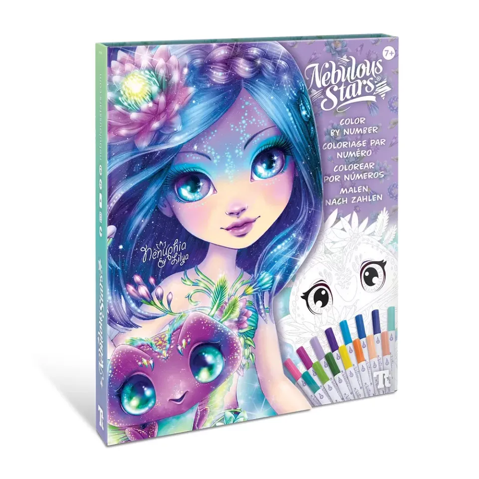 Nebulous Stars Color by Number Numaralı Boyama Kitabı