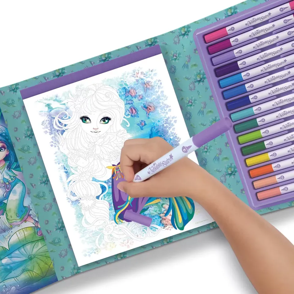 Nebulous Stars Color by Number Numaralı Boyama Kitabı