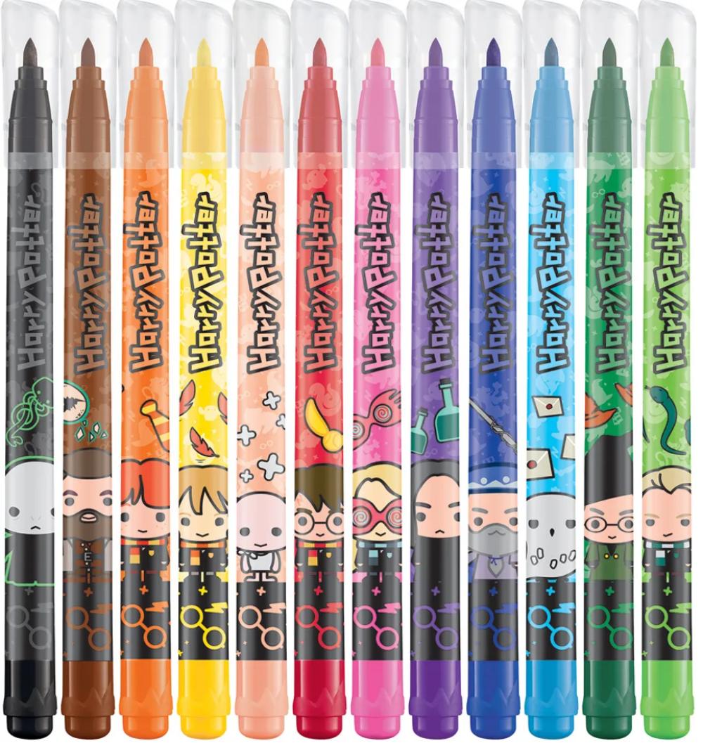 Harry Potter 12li Keçeli Kalem Seti