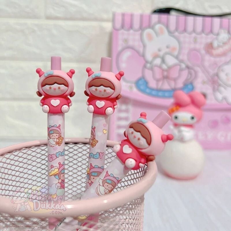 Pink Candy Basmalı Fosforlu Kalem Tekli