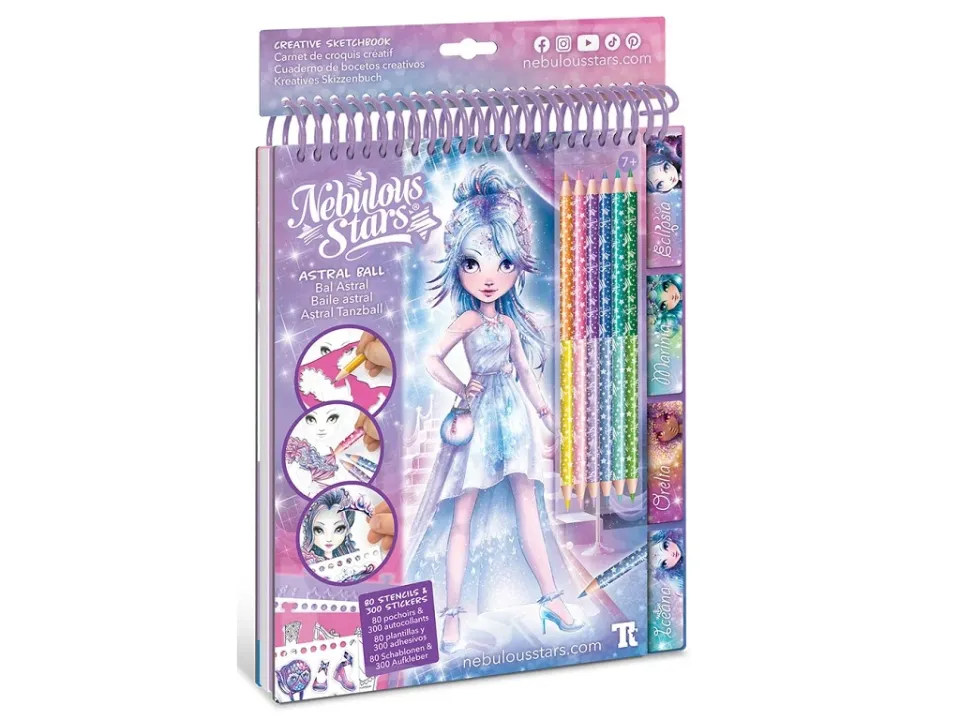 Nebulous Stars Fashion SketchBook Astral Ball - Boya Kalemli