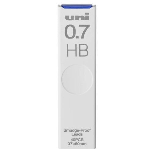 Uni Smudge Proof Profesyonel Uç 0.7 HB 40lı Min