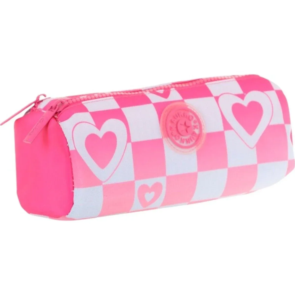 Kaukko Nature Soft  Dual Kalem Çantası - Pink Blue