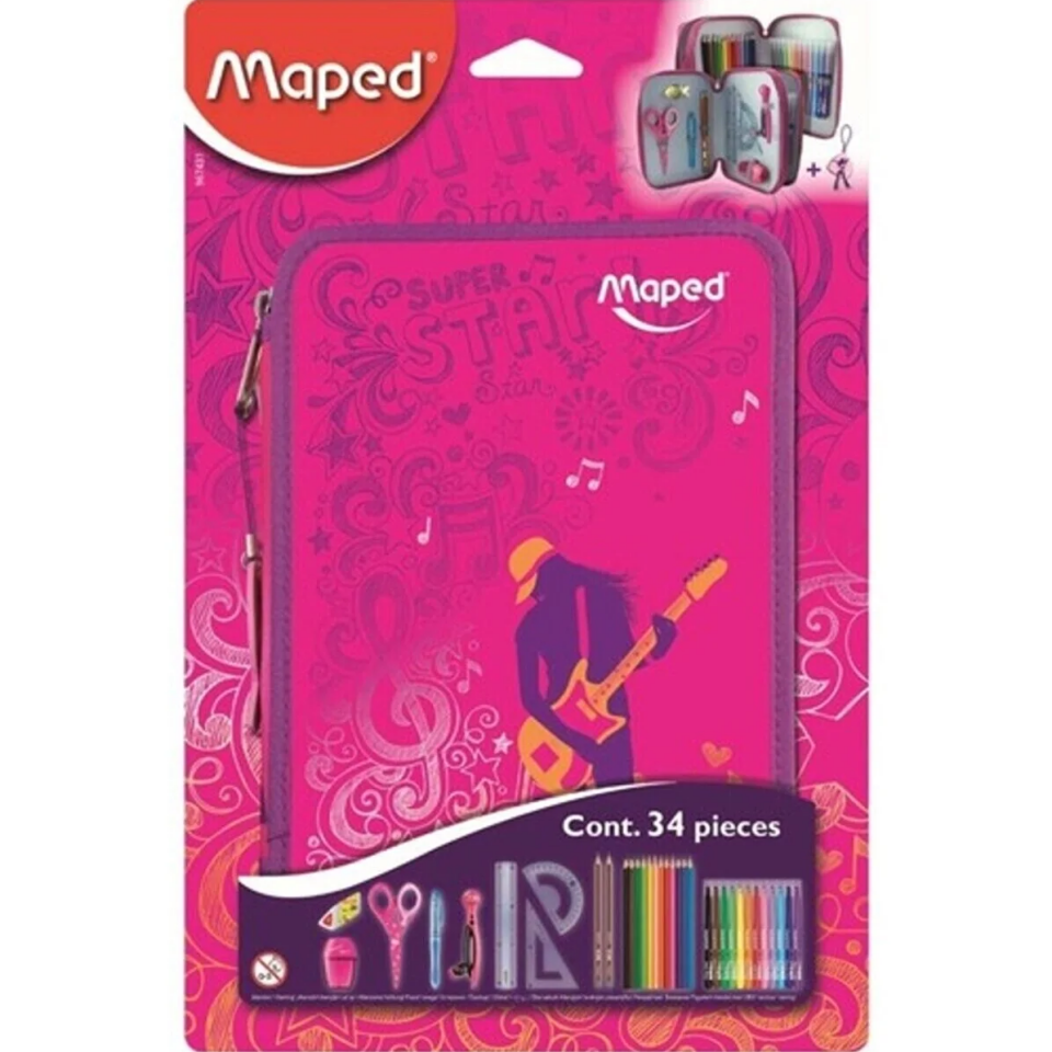 Maped Girl İçi Dolu Kalemkutu