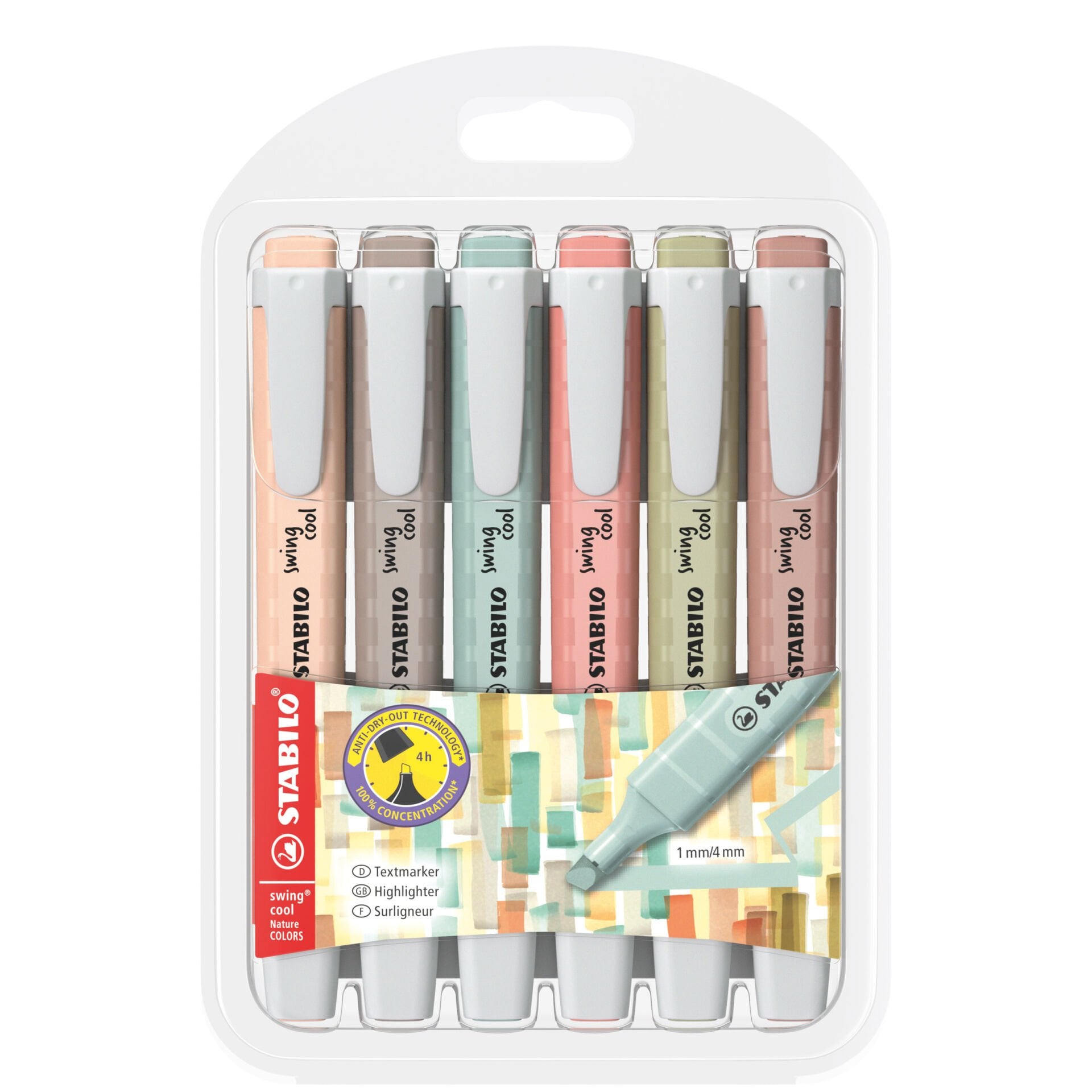 Stabilo Swing Cool Nature Colors 6 Renk Set