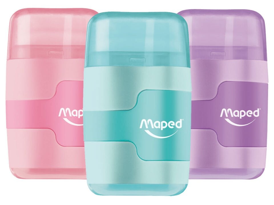 Maped Connect Silgili Çift Gözlü Kalemtıraş Pastel