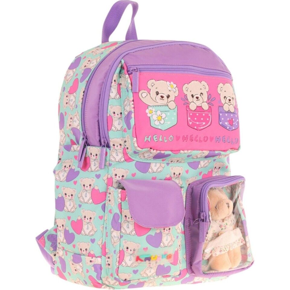 Kaukko Kids Sırt Çantası - Plush Bear