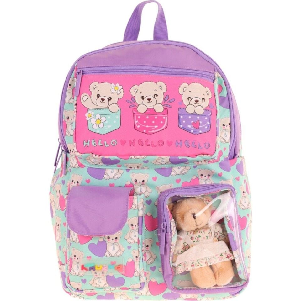Kaukko Kids Sırt Çantası - Plush Bear