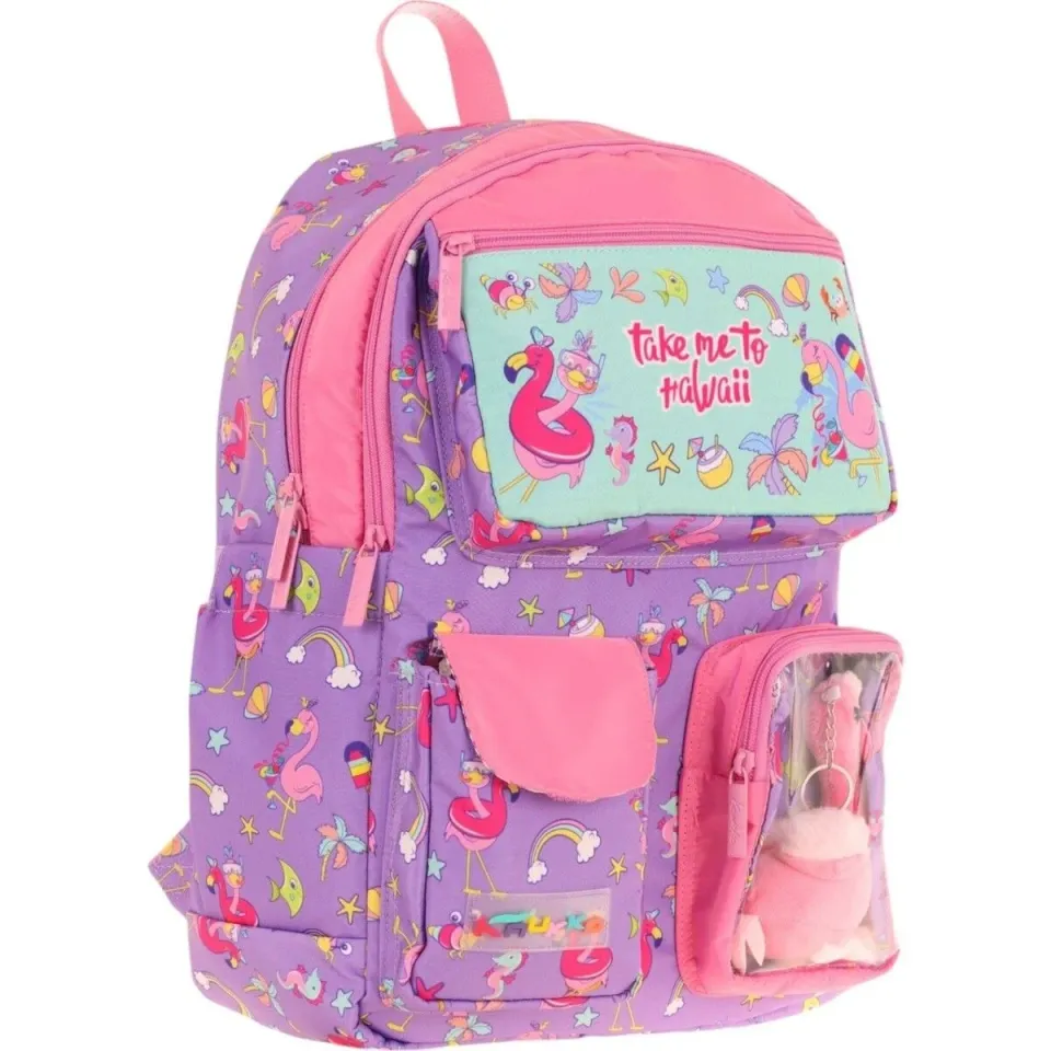 Kaukko Kids Sırt Çantası - Plush Flamingo