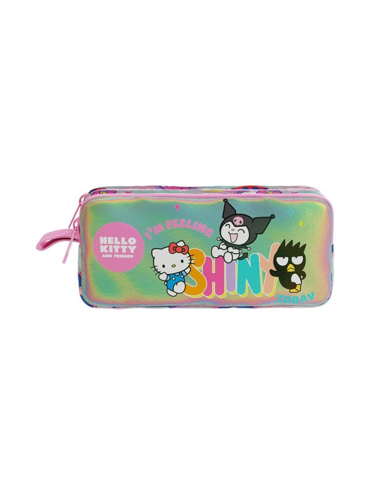 Hello Kitty and Friends Çift Gözlü Kalem Çantası