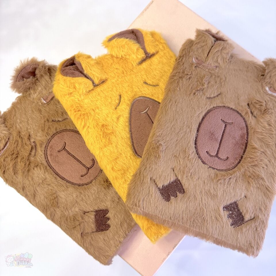Sweet Capybara Peluş Hatıra Defteri A5