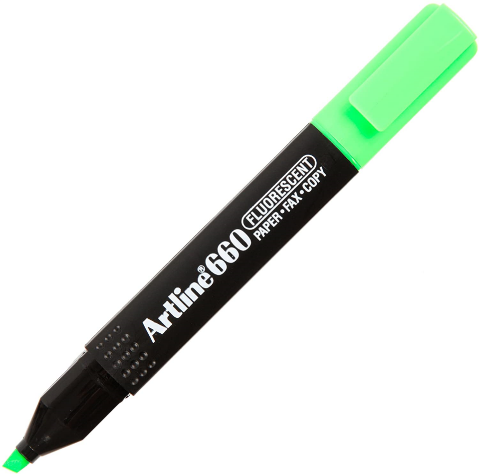 Artline 660 Neon Fosforlu İşaretleme Kalemi - Yeşil