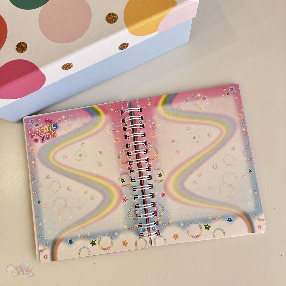 Capy Kalpli Sulu Simli Kapaklı Not Defteri A6