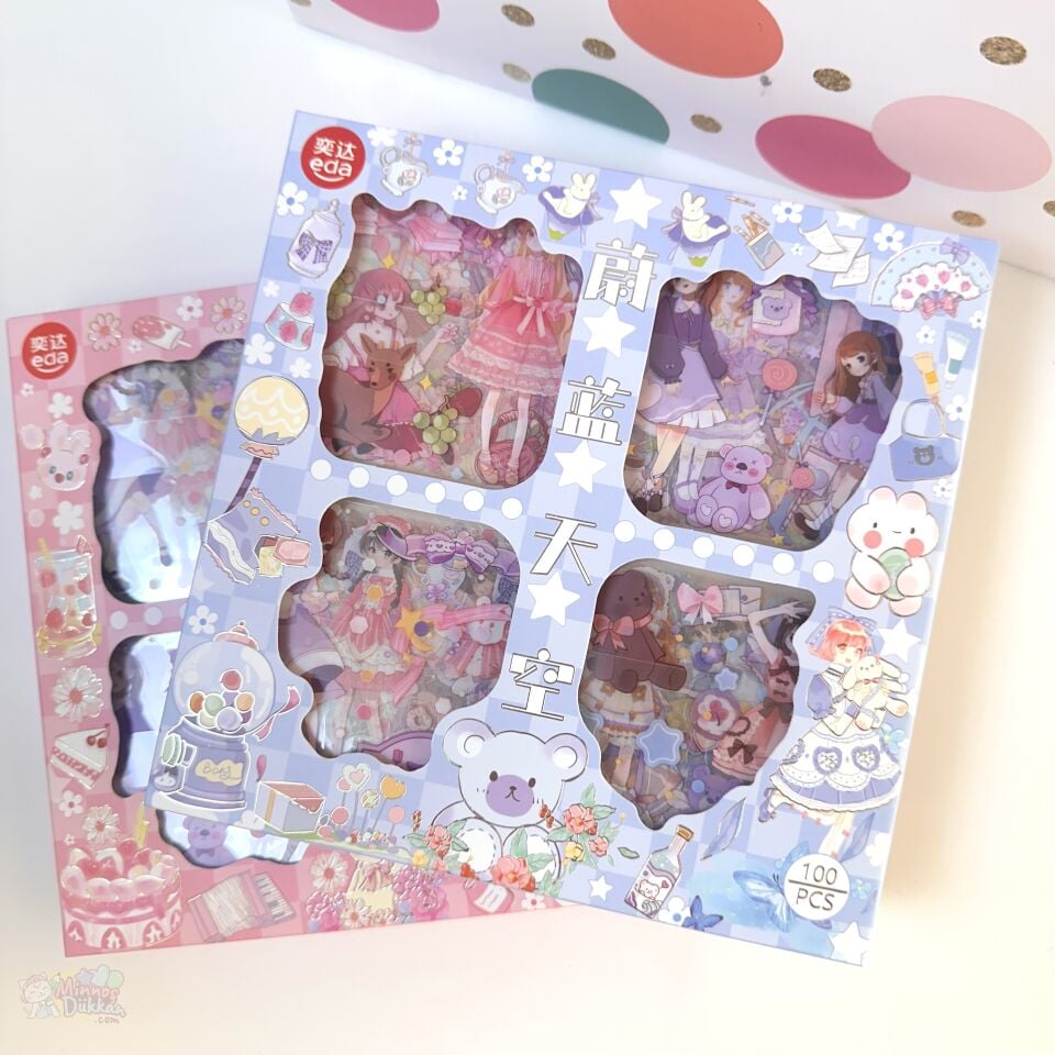 Kawaii Sticker Set 100 Parça - 1