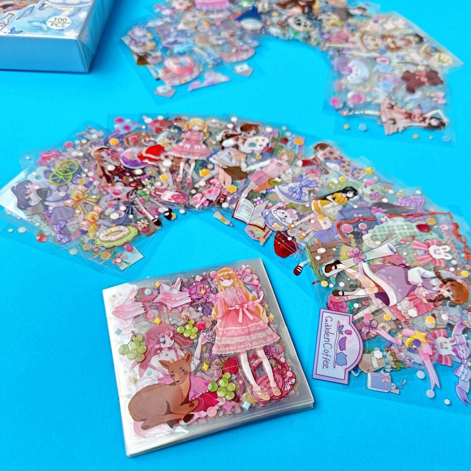 Kawaii Sticker Set 100 Parça - 1