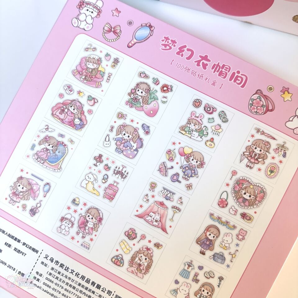 Kawaii Sticker Set 100 Parça - 2