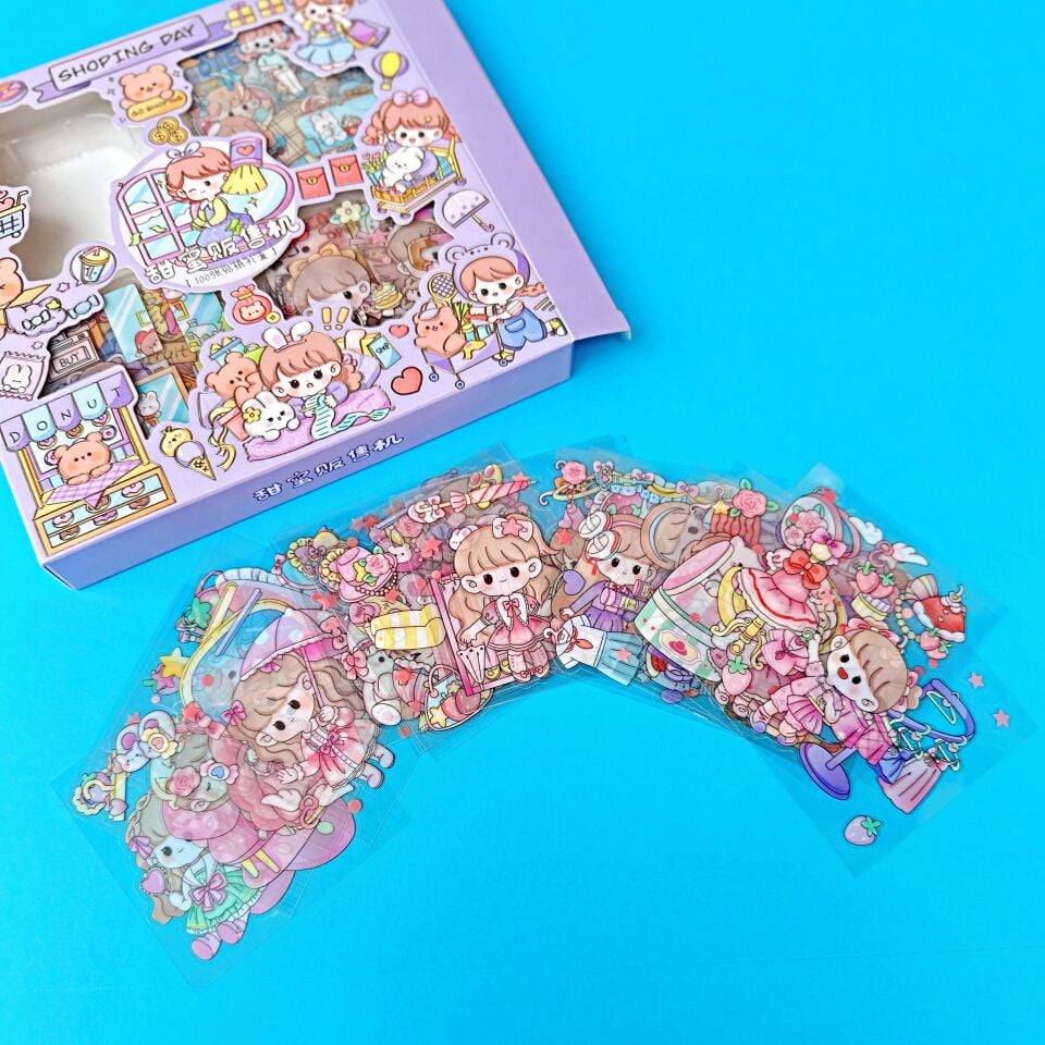 Kawaii Sticker Set 100 Parça - 2