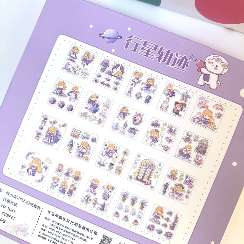 Kawaii Sticker Set 100 Parça - 3