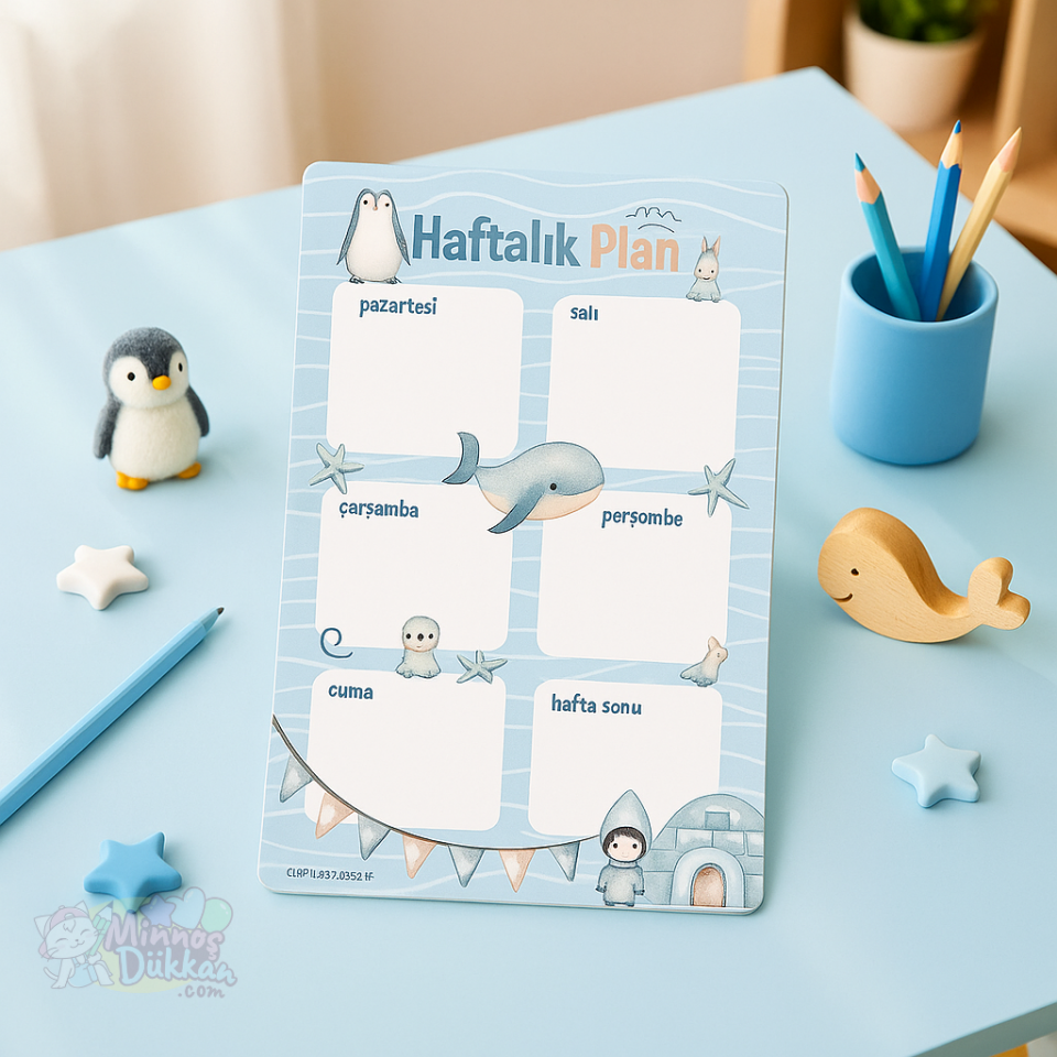 Pole Plan Haftalık Planlayıcı 54 Yaprak 13x21