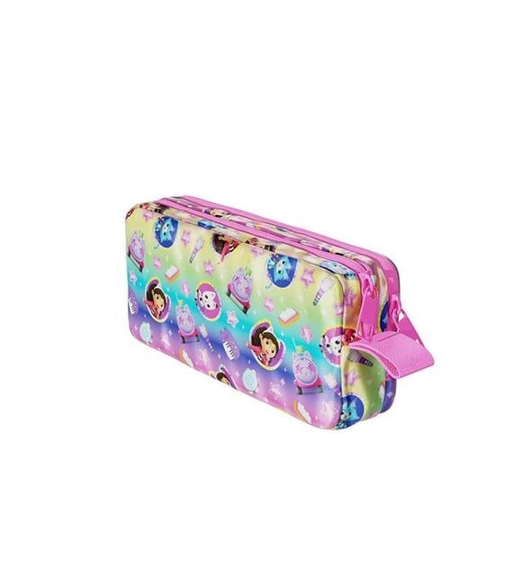 Gabbys Dollhouse Çift Gözlü Kalem Çantası