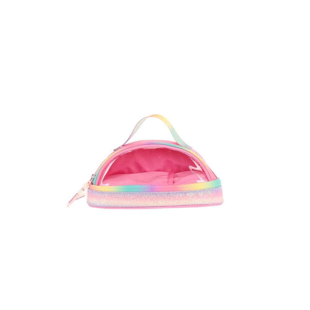 Kaukko Brush Crescent Kalem Çantası - Pink