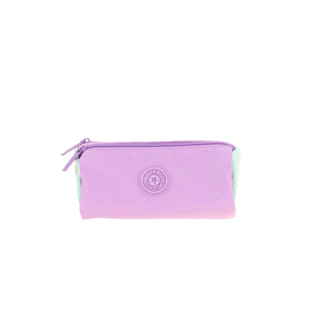 Kaukko Quick 3 Bölmeli Kalem Çantası - Lilac