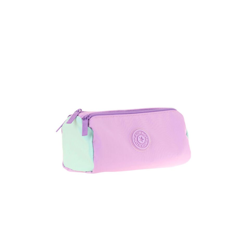 Kaukko Quick 3 Bölmeli Kalem Çantası - Lilac