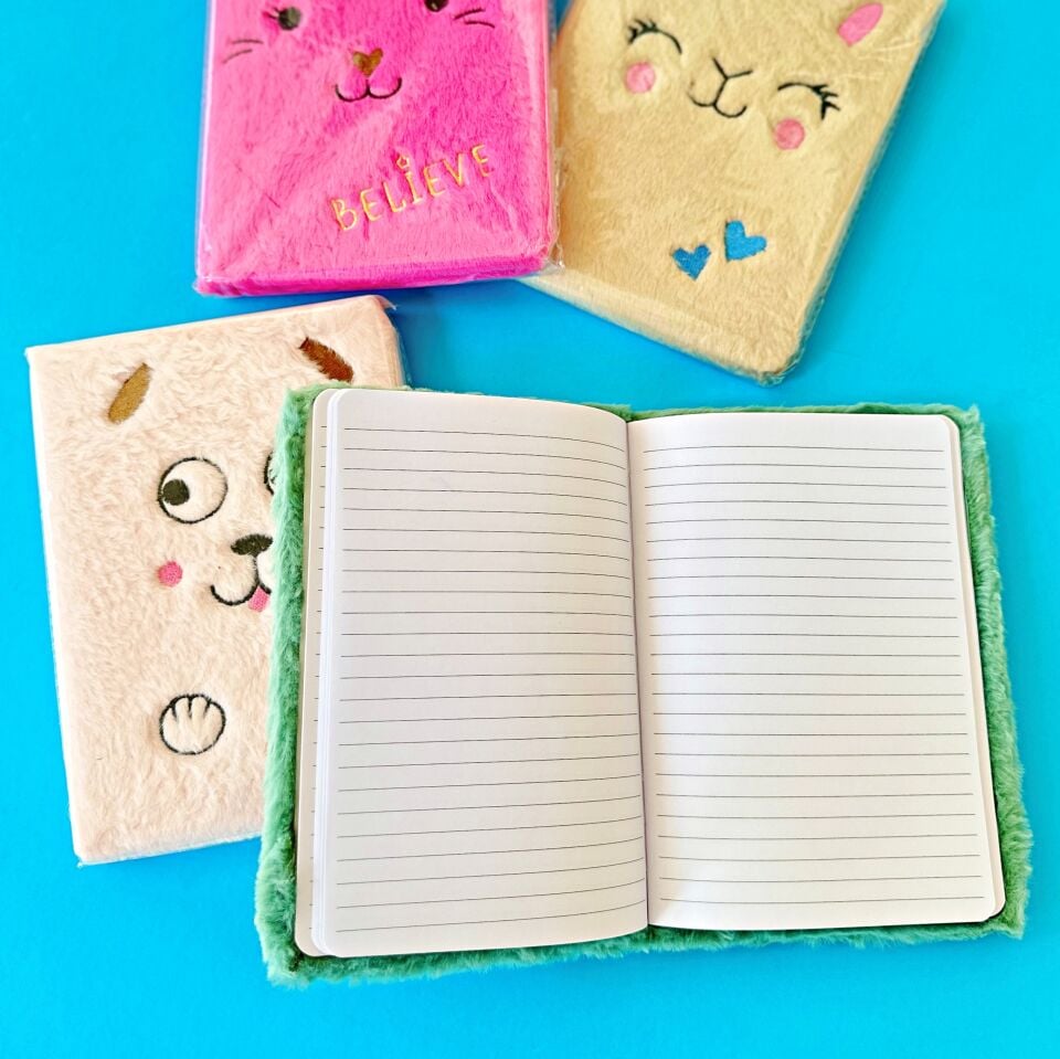 Believe Cat Peluş Defter