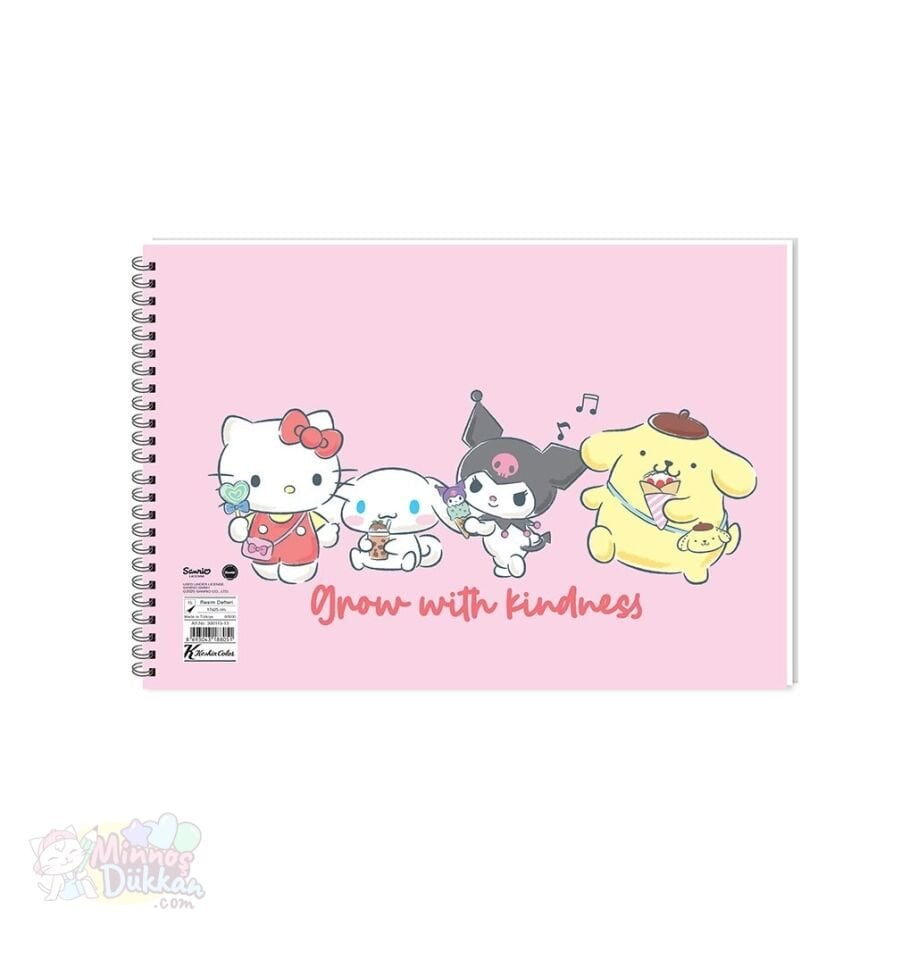 Hello Kitty and Friends Resim Defteri 17x25 15 Yaprak