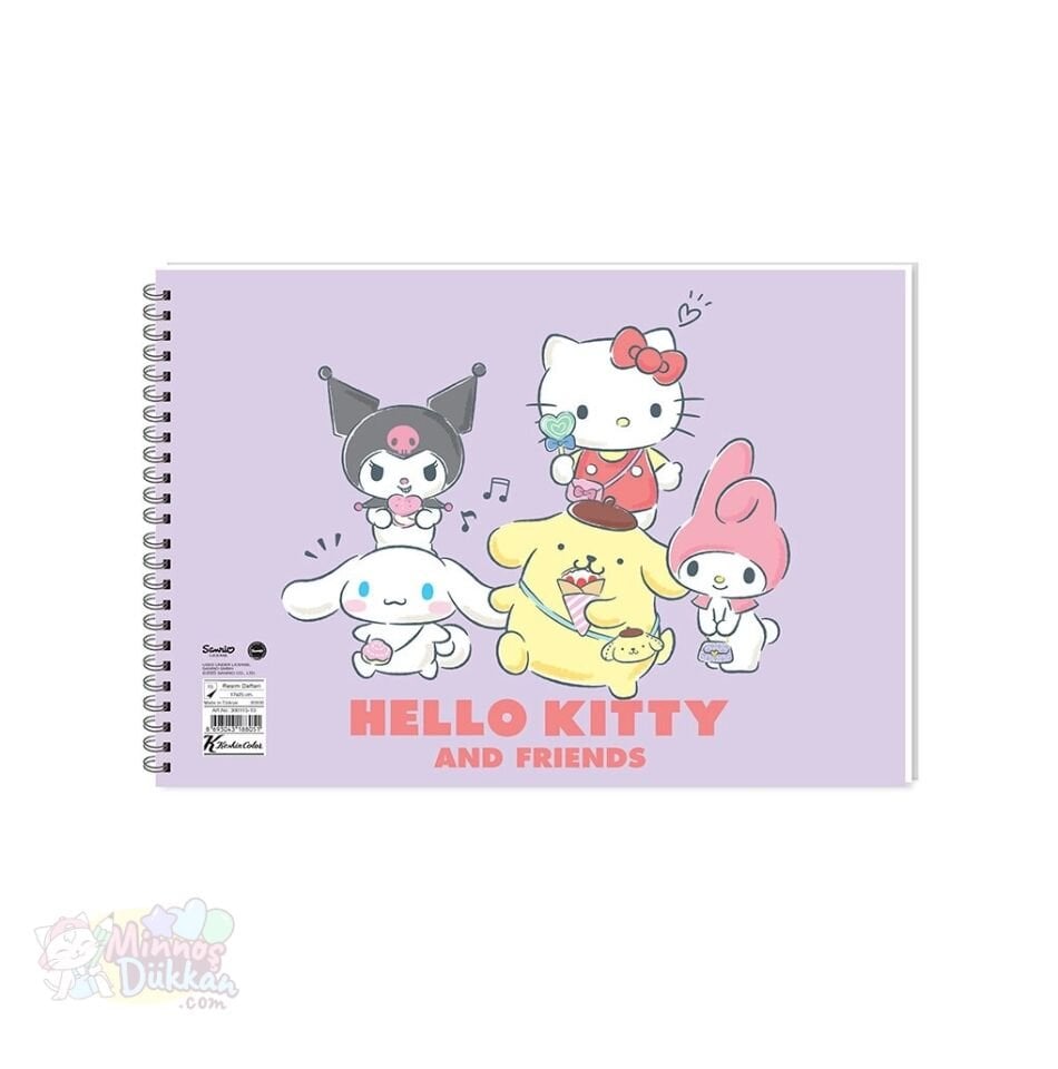 Hello Kitty and Friends Resim Defteri 17x25 15 Yaprak