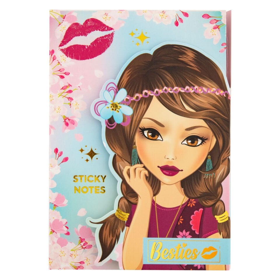 Besties Sticky Notes Çıkartmalı Postit Defteri
