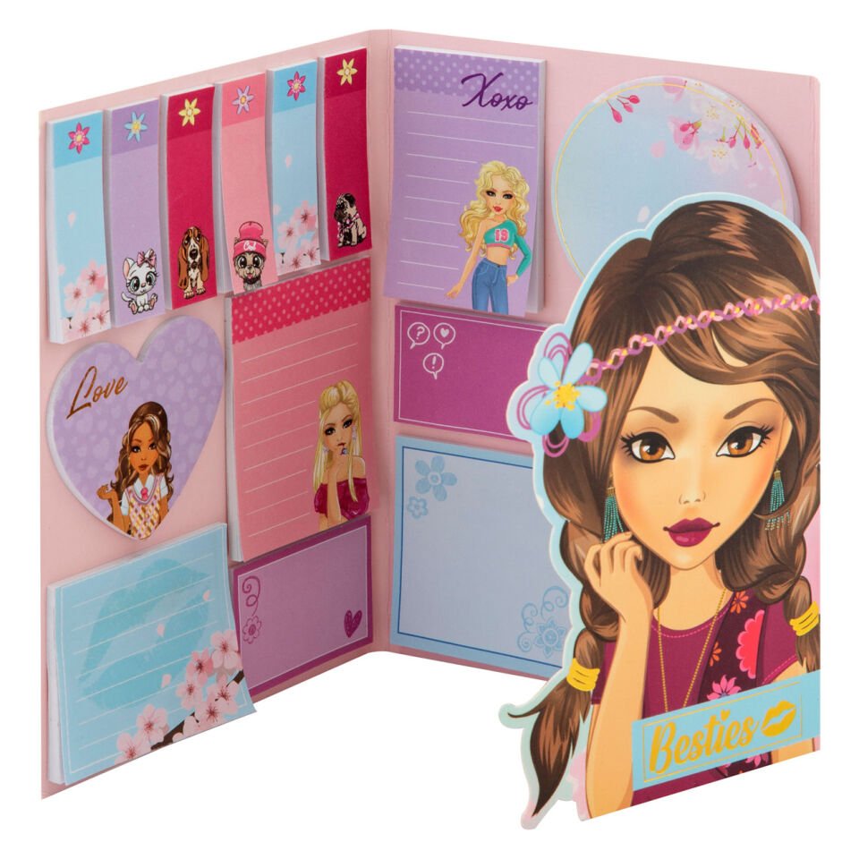 Besties Sticky Notes Çıkartmalı Postit Defteri