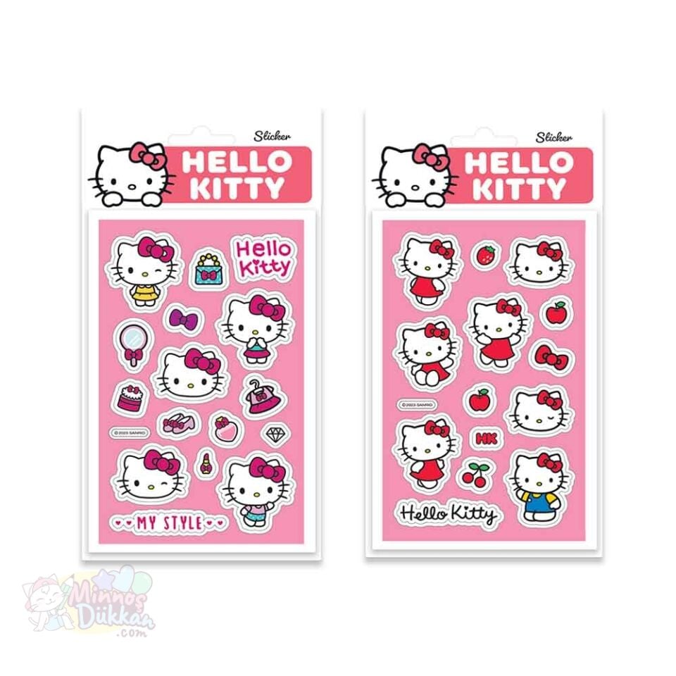 Hello Kitty Puffy Sticker Seti