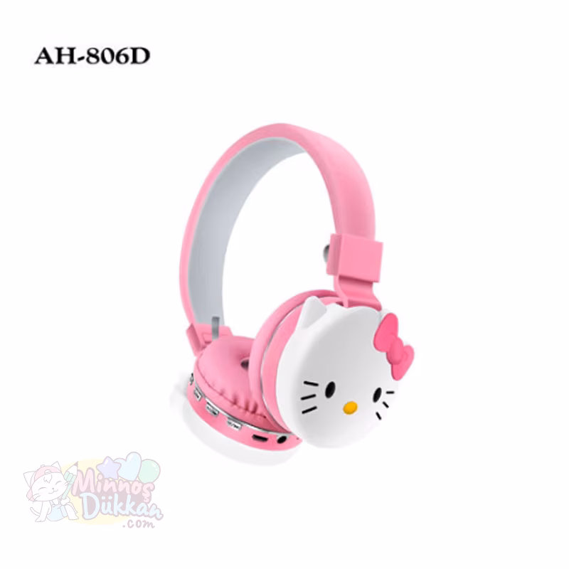 Hello Kitty Kablosuz Çocuk Kulaklık Pembe