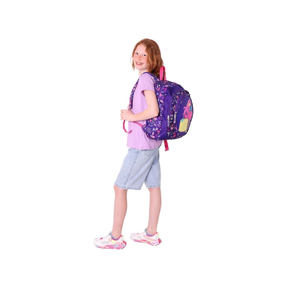 Kaukko Kids Sırt Çantası - Leather Flamingo