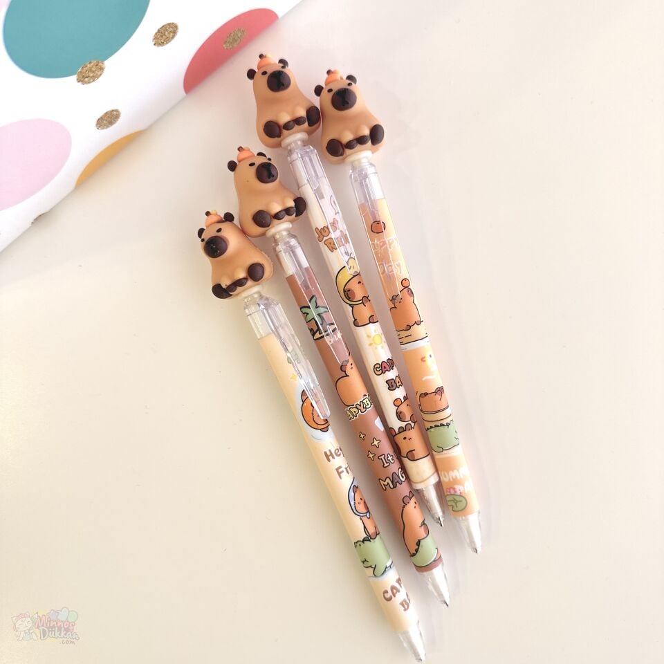 Oturan Capybara Figürlü Versatil Kalem