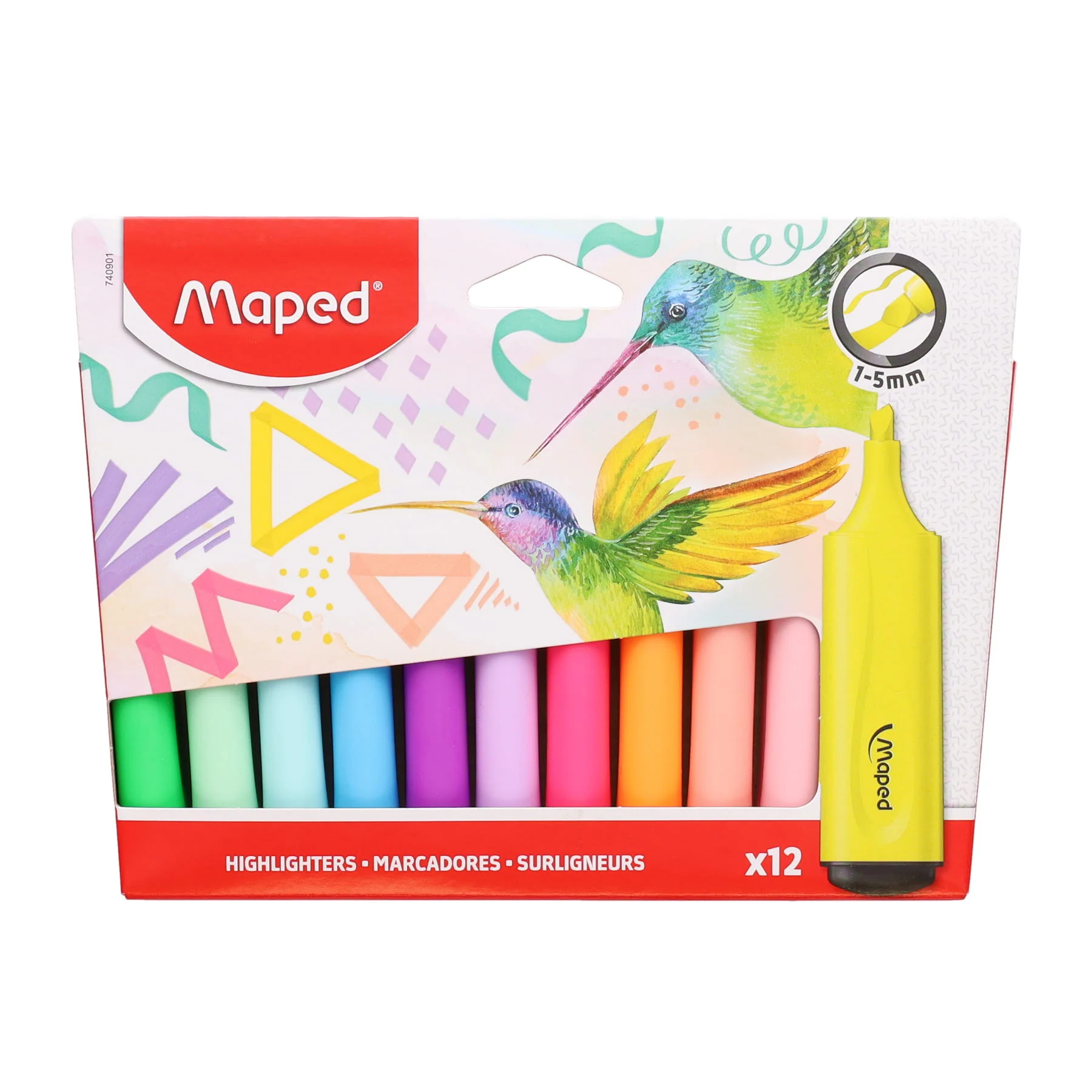 Maped Fosforlu Kalem Seti 12 Renk