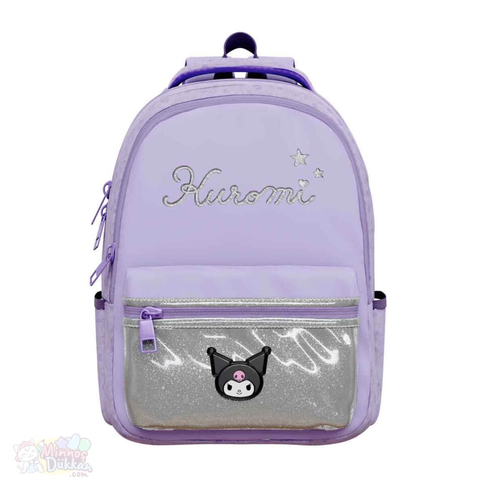 Kuromi Okul Sırt Çantası Mor